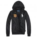 zipper polo ralph lauren veste hoodie hommes star 2013 beau polo big pony noir